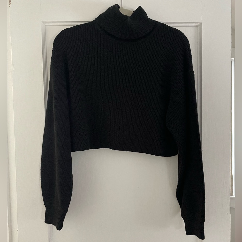 Divided H&M Cropped Turtleneck